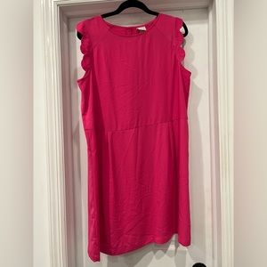 A New Day Pink Scalloped Dress